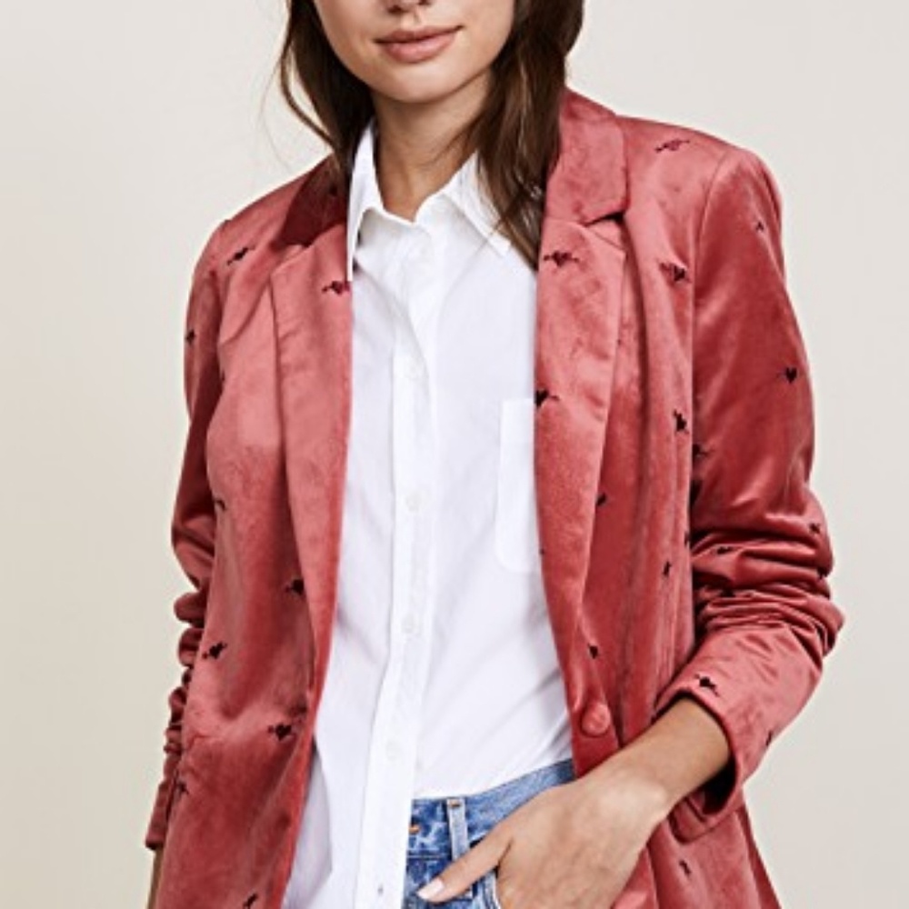Maison Scotch Velvet Heart Blazer
